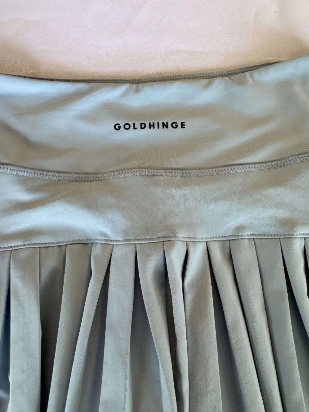 Goldhidge Mini Pleated Tennis Skirt Light Blue Size M